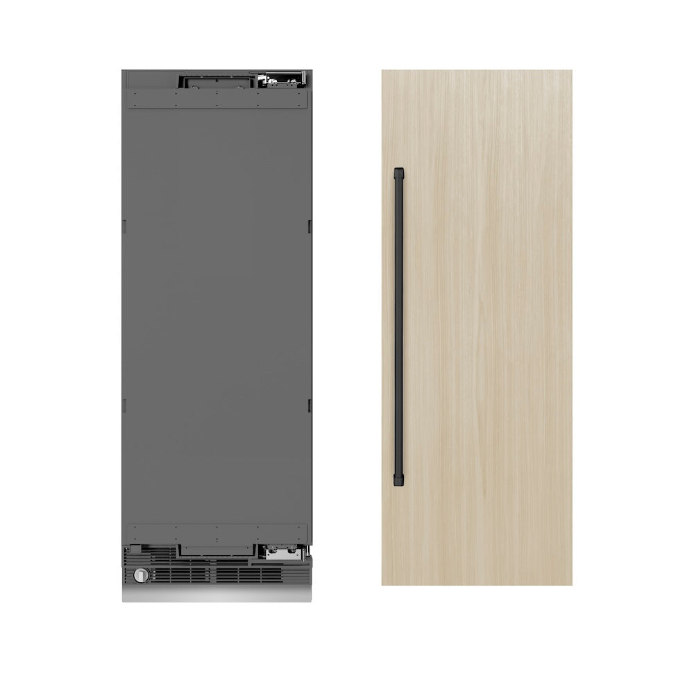 Autograph Edition 30 In. 16.7 Cu. Ft. Panel Ready Column Refrigerator With Graphite Gray Interior And Matte Black Accents RBCRVZ30MB