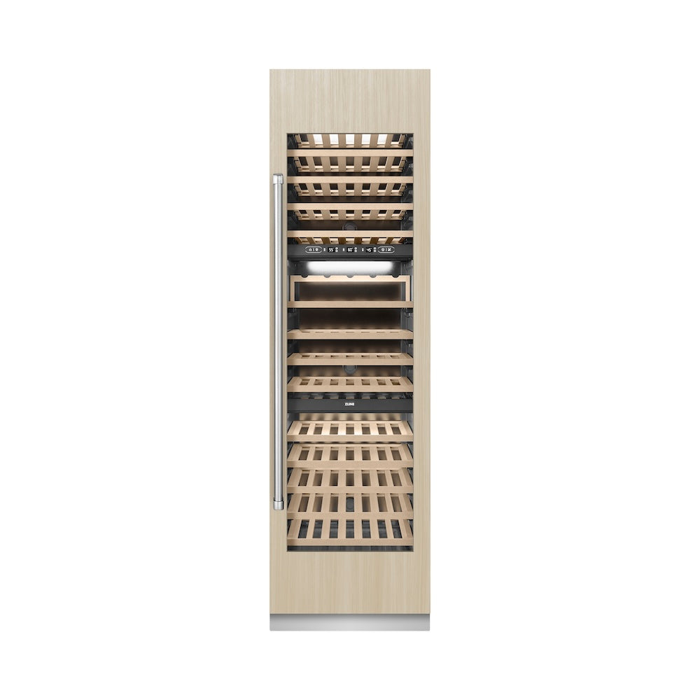 24 In. 12.4 Cu. Ft. Triple Zone 100 Bottle Panel Ready Column Wine Cooler RBCWV24