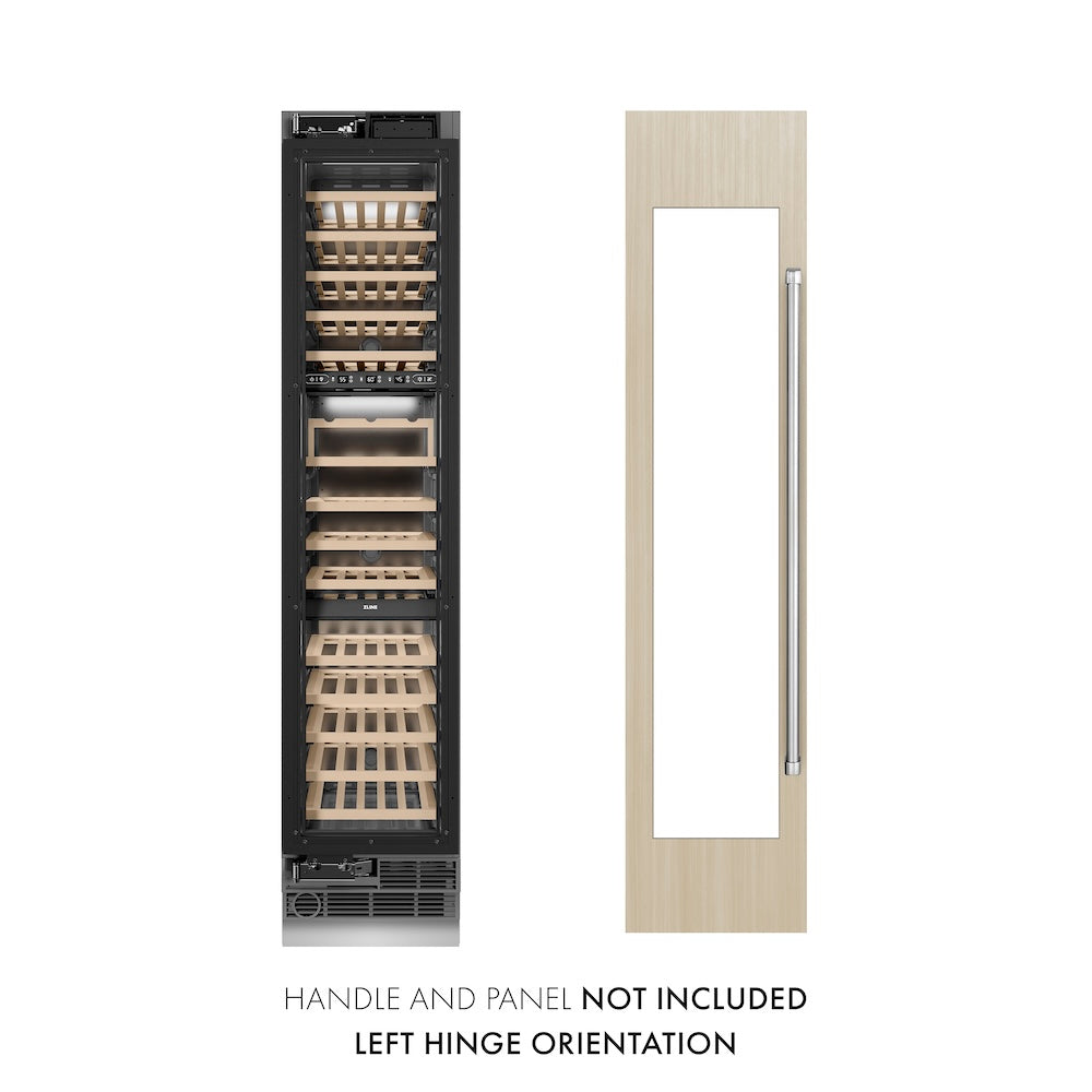 18 In. 9.0 Cu. Ft. Triple Zone 68 Bottle Panel Ready Left Hinge Column Wine Cooler RBCWVL18