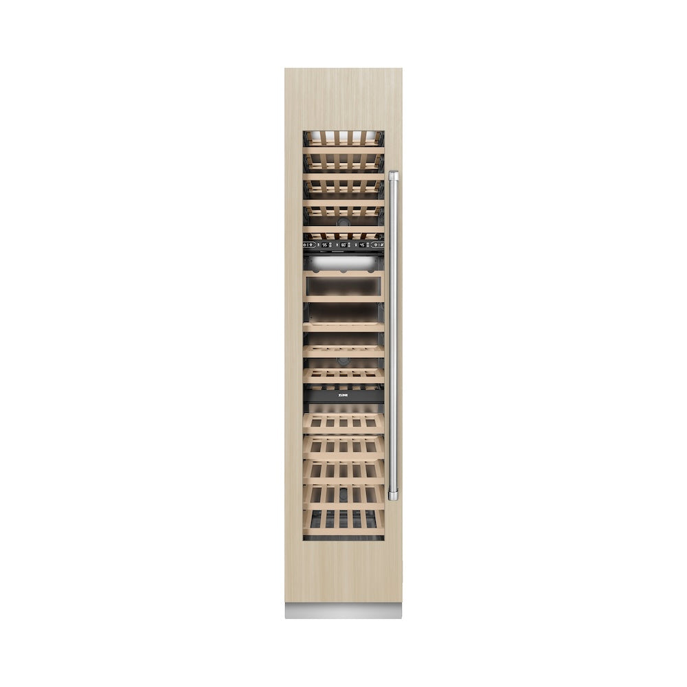 18 In. 9.0 Cu. Ft. Triple Zone 68 Bottle Panel Ready Left Hinge Column Wine Cooler RBCWVL18