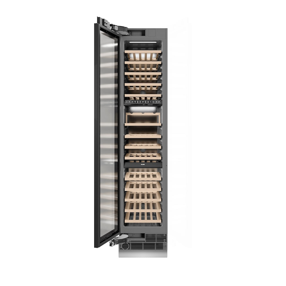 18 In. 9.0 Cu. Ft. Triple Zone 68 Bottle Panel Ready Left Hinge Column Wine Cooler RBCWVL18