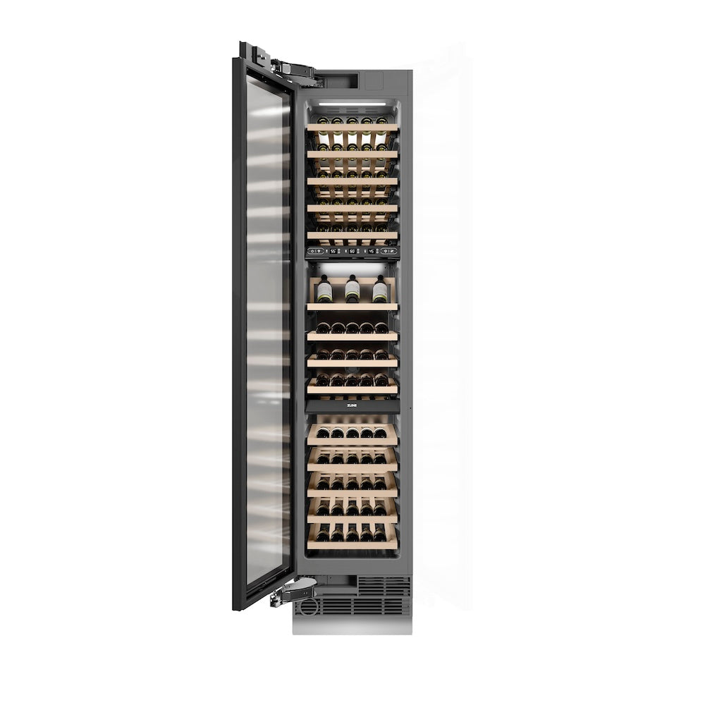 18 In. 9.0 Cu. Ft. Triple Zone 68 Bottle Panel Ready Left Hinge Column Wine Cooler RBCWVL18