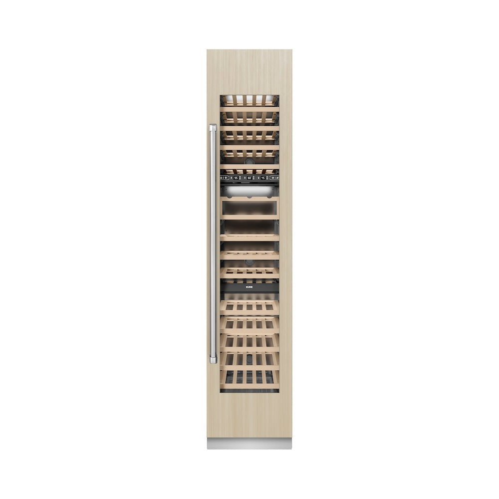 18 In. 9.0 Cu. Ft. Triple Zone 68 Bottle Panel Ready Right Hinge Column Wine Cooler RBCWVR18