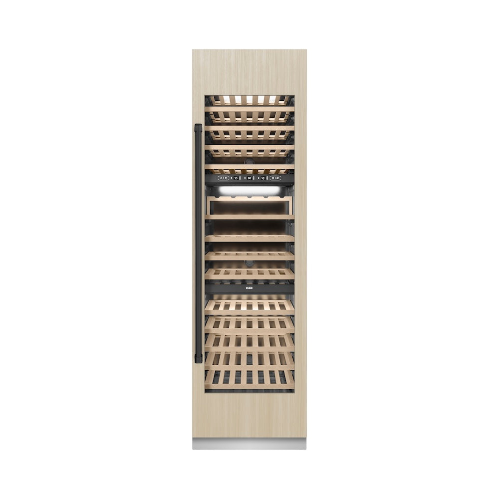 Autograph Edition 24 In. 12.4 Cu. Ft. Triple Zone 100 Bottle Panel Ready Column Wine Cooler With Matte Black Accents RBCWVZ24MB