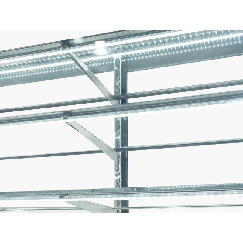 71 in. Refrigerated Bakery Display Case for Cakes, Stainless Steel Frame, 30 cu. ft RBD30C, product image 11 of 12