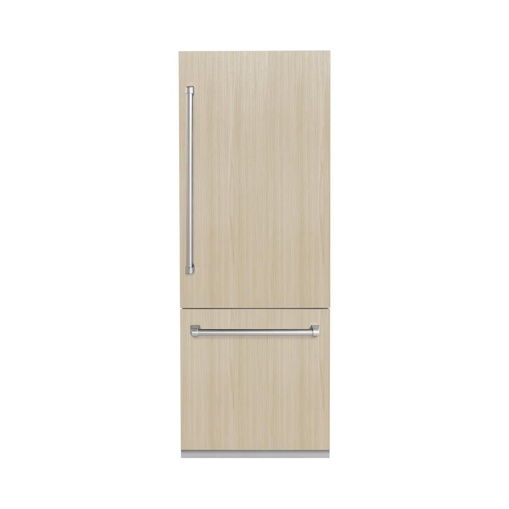 30 In. 16.1 Cu. Ft. Panel Ready Built-in Bottom Freezer Refrigerator With Water Dispenser And Ice Maker RBIV30