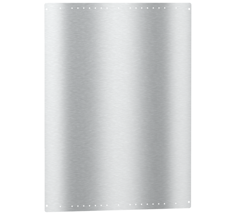 Backsplash for combining a Range Hood and a Range/Rangetop. RBS30