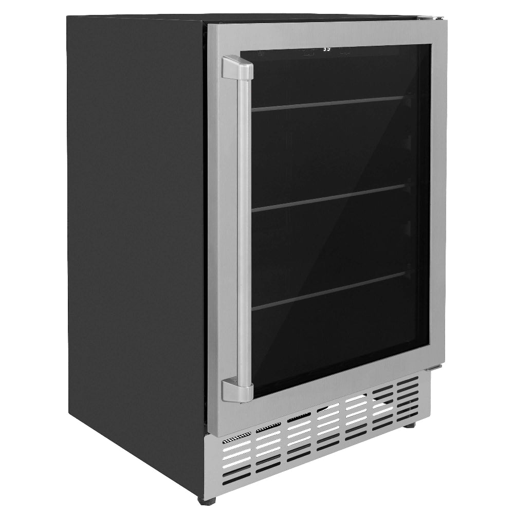 24 In. Monument 154 Can Beverage Fridge In Stainless Steel RBVUS24