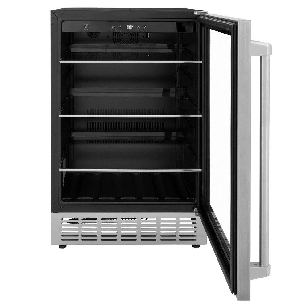 24 In. Monument 154 Can Beverage Fridge In Stainless Steel RBVUS24