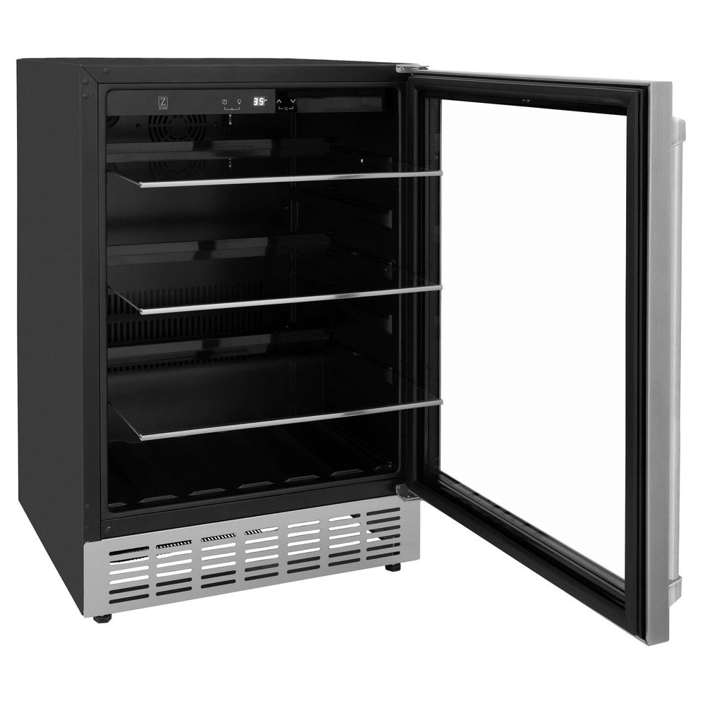 24 In. Monument 154 Can Beverage Fridge In Stainless Steel RBVUS24