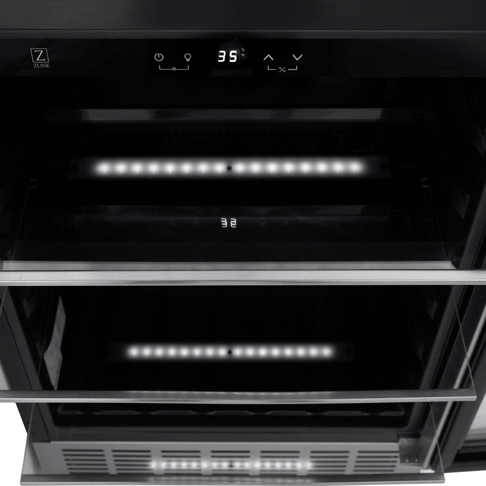 24 In. Monument 154 Can Beverage Fridge In Stainless Steel RBVUS24