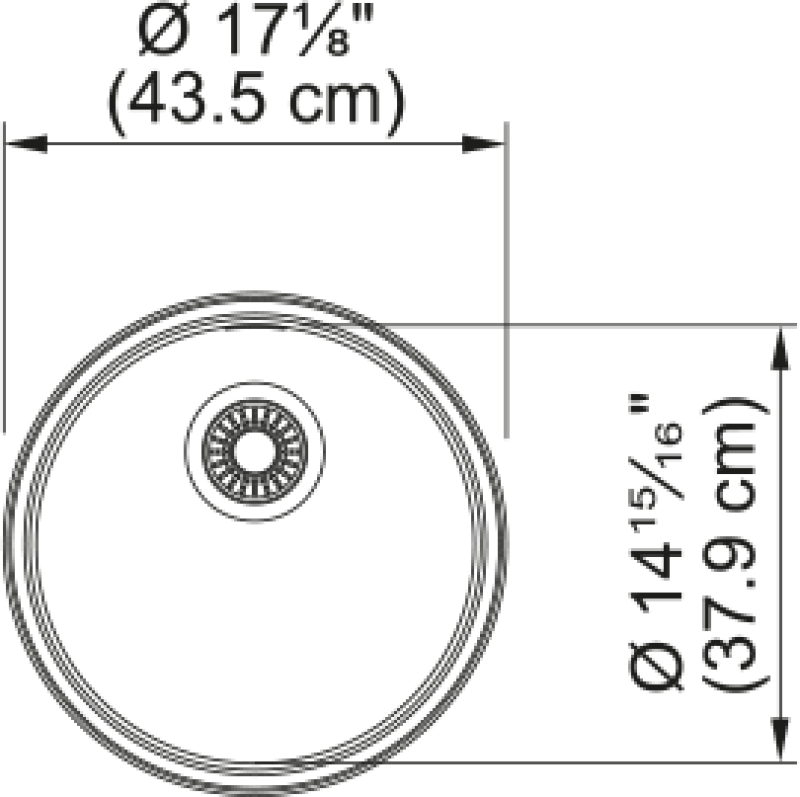 Rotondo Dual Mount Sink view 2