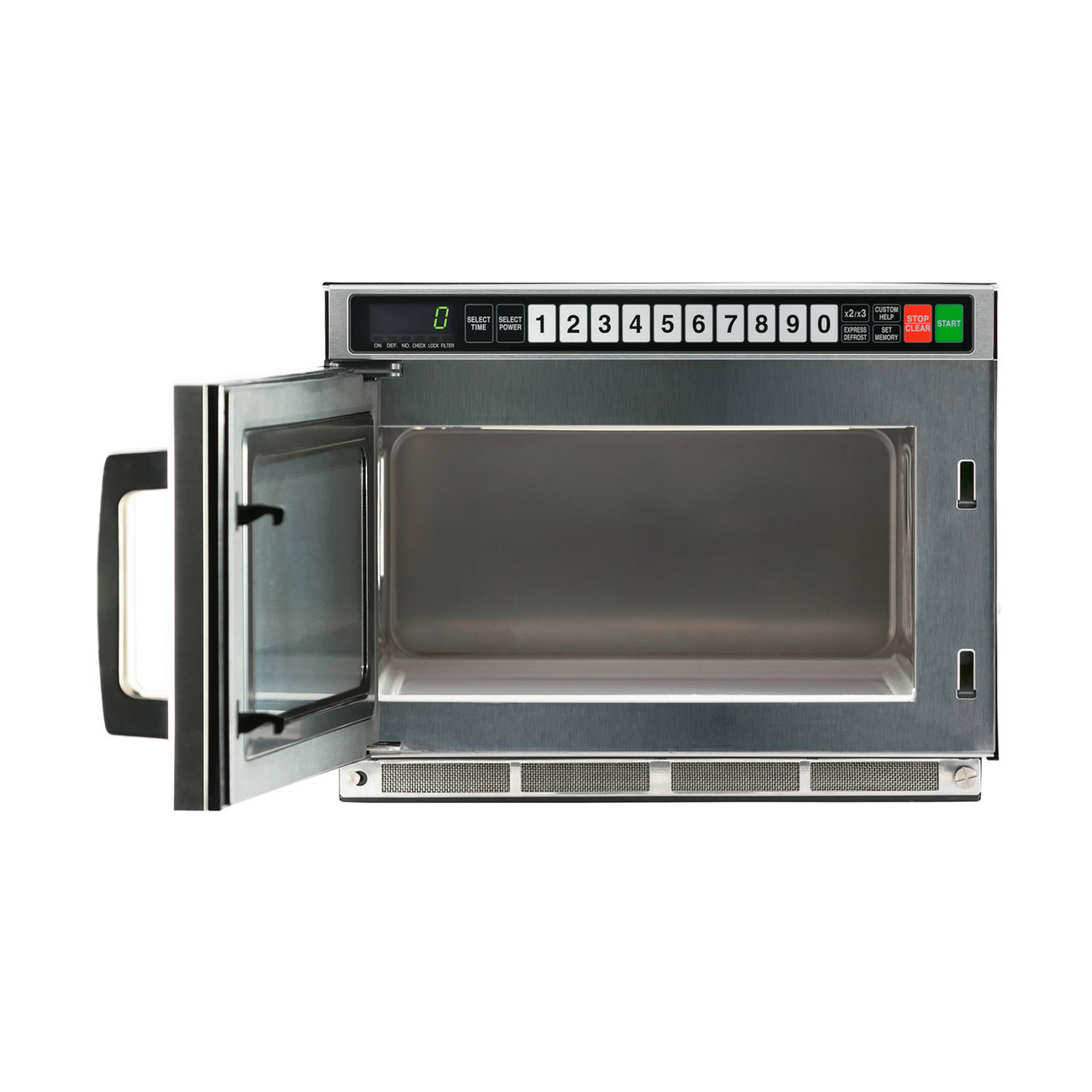 Sharp TwinTouch 1200 Watt Commercial Microwave Oven with Dual TouchPads RCD1200M
