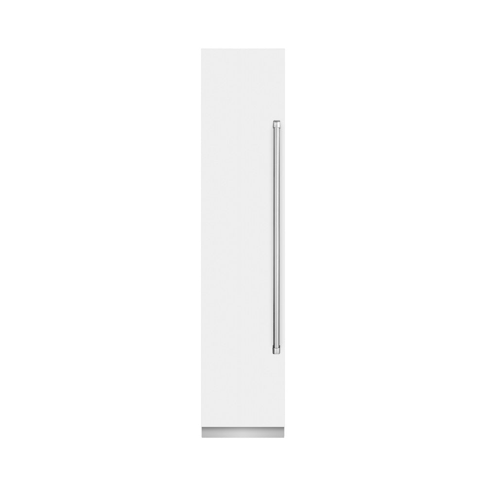 18 In. 8.6 Cu. Ft. Left Hinge Column Freezer In White Matte With Graphite Gray Interior RCFVLWM18