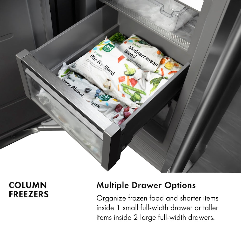 Autograph Edition 18 in. 8.6 cu. ft. Left Hinge Column Freezer RCFVLZ30418G