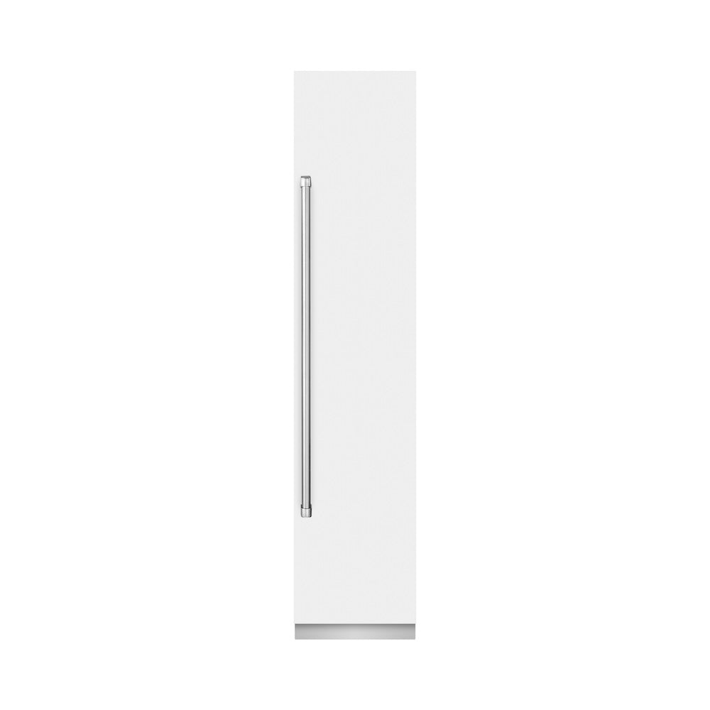 18 In. 8.6 Cu. Ft. Right Hinge Column Freezer In White Matte With Graphite Gray Interior RCFVRWM18