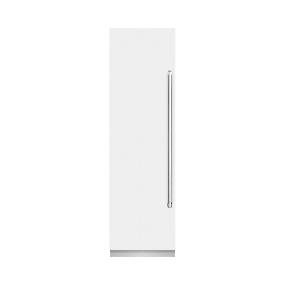 24 In. 12.4 Cu. Ft. Column Freezer In White Matte With Graphite Gray Interior RCFVWM24