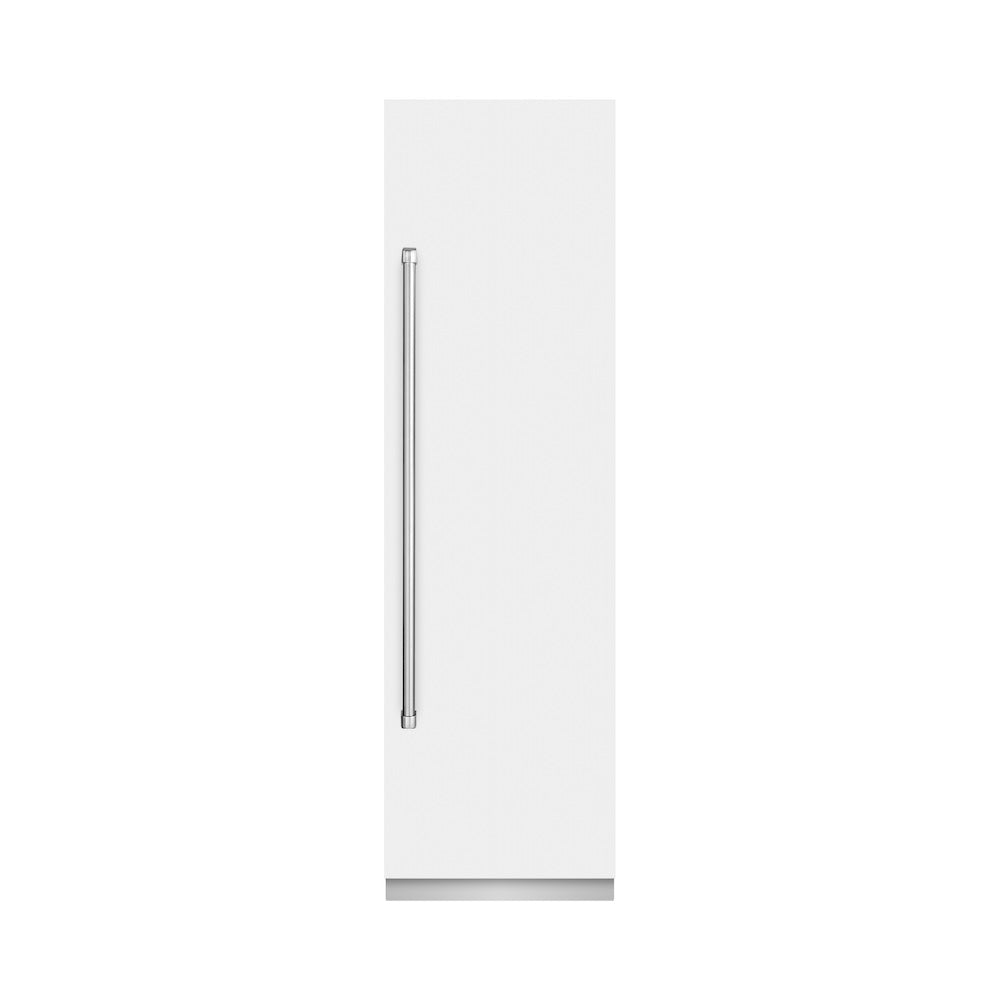 24 In. 12.5 Cu. Ft. Column Refrigerator In White Matte With Graphite Gray Interior RCRVWM24