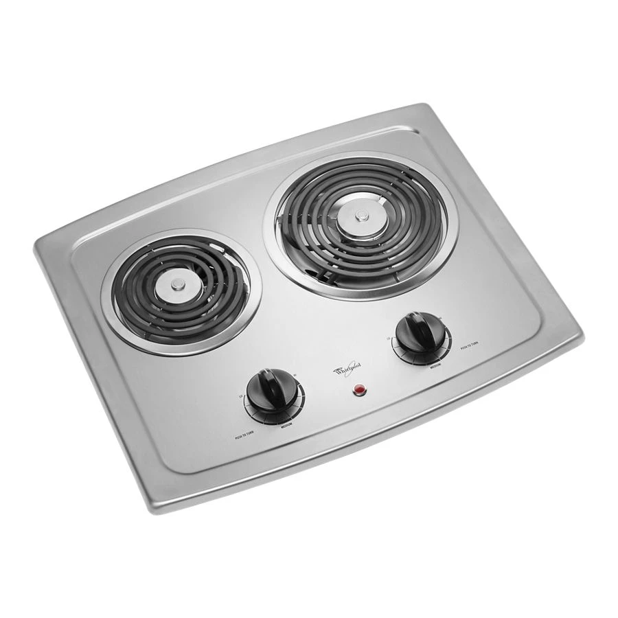 21-inch Electric Cooktop with Stainless Steel Surface view 4