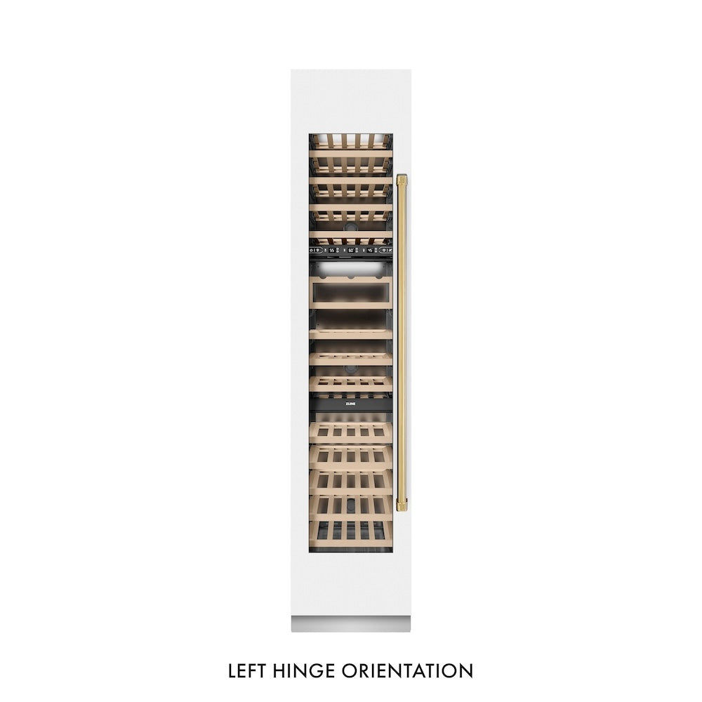 Autograph Edition 18 in. 9.0 cu. ft. Triple Zone 68 Bottle Left Hinge Column Wine Cooler RCWVLZWM18G