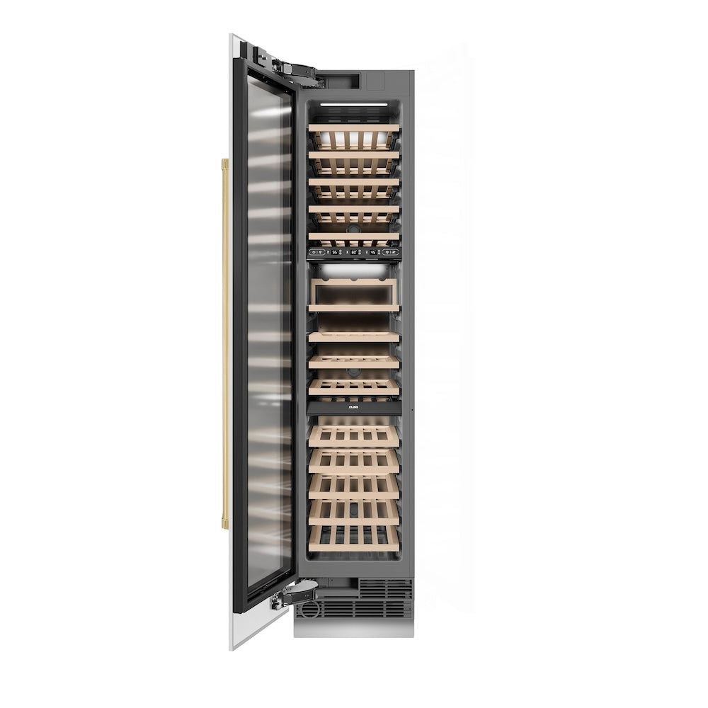 Autograph Edition 18 in. 9.0 cu. ft. Triple Zone 68 Bottle Left Hinge Column Wine Cooler RCWVLZWM18G