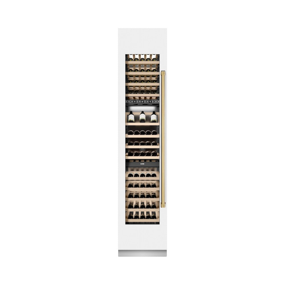 Autograph Edition 18 in. 9.0 cu. ft. Triple Zone 68 Bottle Left Hinge Column Wine Cooler RCWVLZWM18G