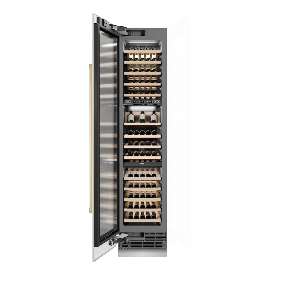 Autograph Edition 18 in. 9.0 cu. ft. Triple Zone 68 Bottle Left Hinge Column Wine Cooler RCWVLZWM18G