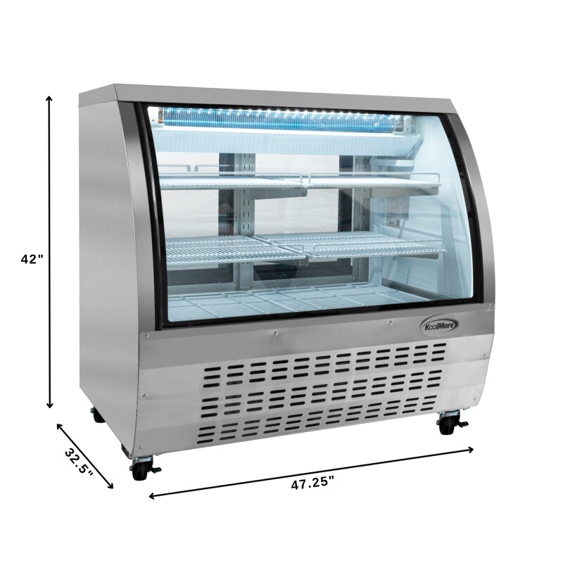 47 in. Deli Display Refrigerator - 18 Cu Ft RD18CSS, product image 3 of 13