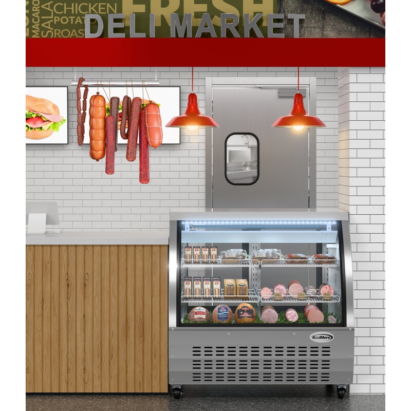 47 in. Deli Display Refrigerator - 18 Cu Ft RD18CSS, product image 4 of 13