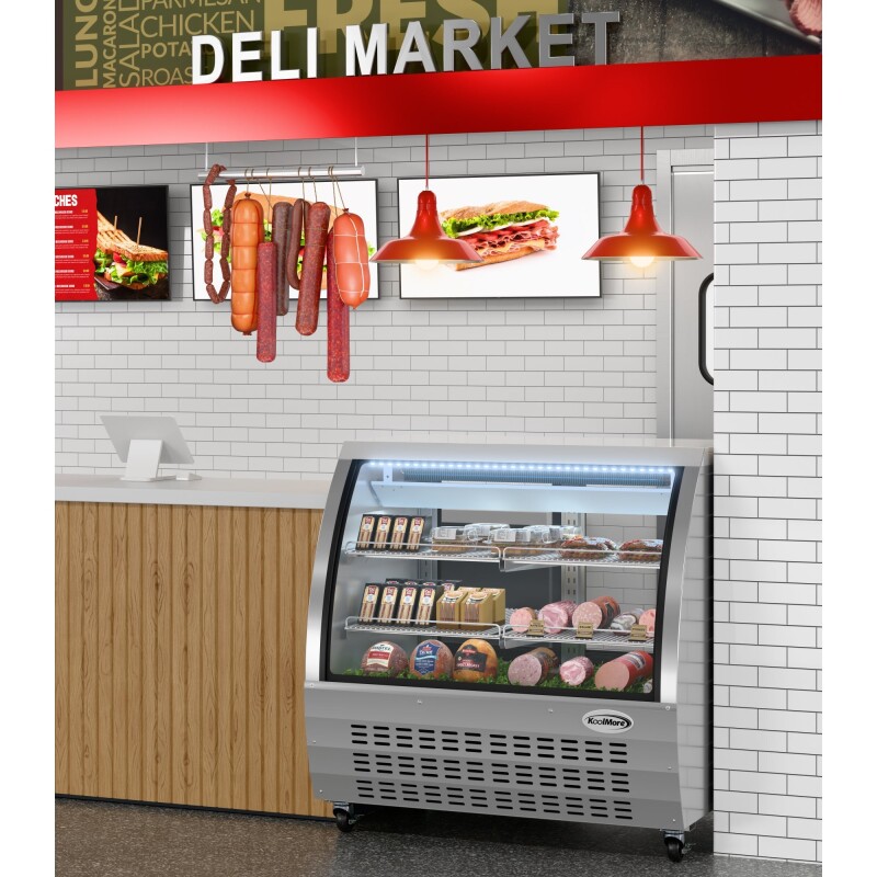 47 in. Deli Display Refrigerator - 18 Cu Ft RD18CSS, product image 5 of 13