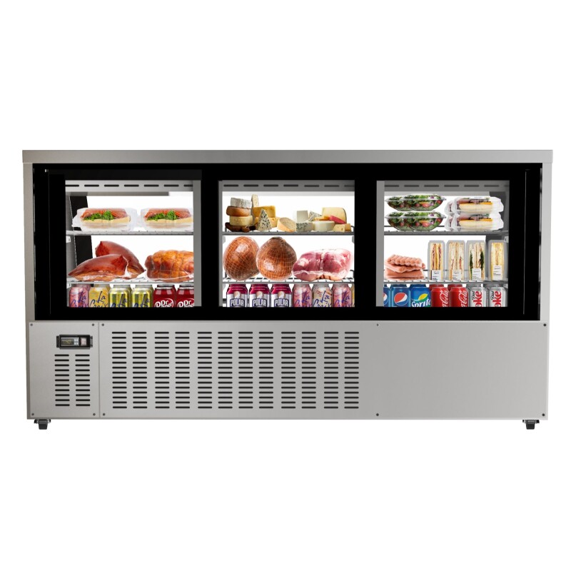 82 in. Deli Display Refrigerator - 32 Cu Ft RD32CSS, product image 2 of 8