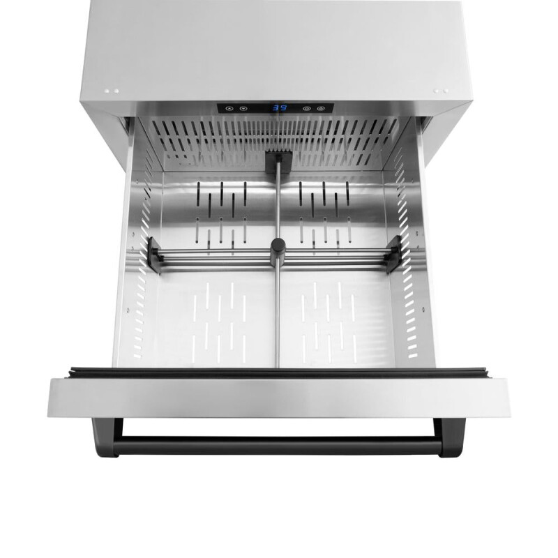 Autograph Edition 24 In. Touchstone 168 Can Outdoor-rated Dual Refrigerator Drawer With Stainless Steel Doors And Matte Black Handles RDSOZST24MB