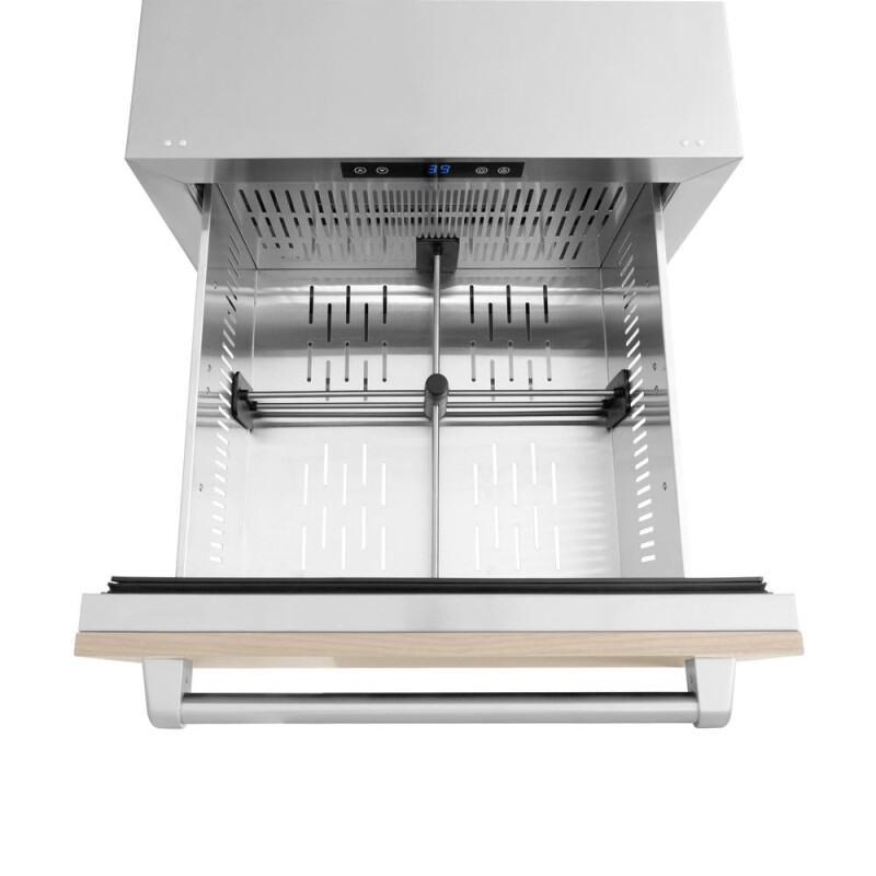 24 In. Touchstone 168 Can Outdoor-rated Dual Refrigerator Drawer With Panel-ready Doors RDSPO24