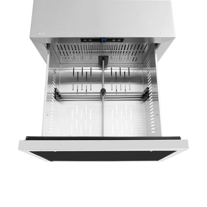 Autograph Edition 24 In. Touchstone 168 Can Outdoor-rated Dual Refrigerator Drawer With Panel-ready Doors And Champagne Bronze Handles RDSPOZ24CB