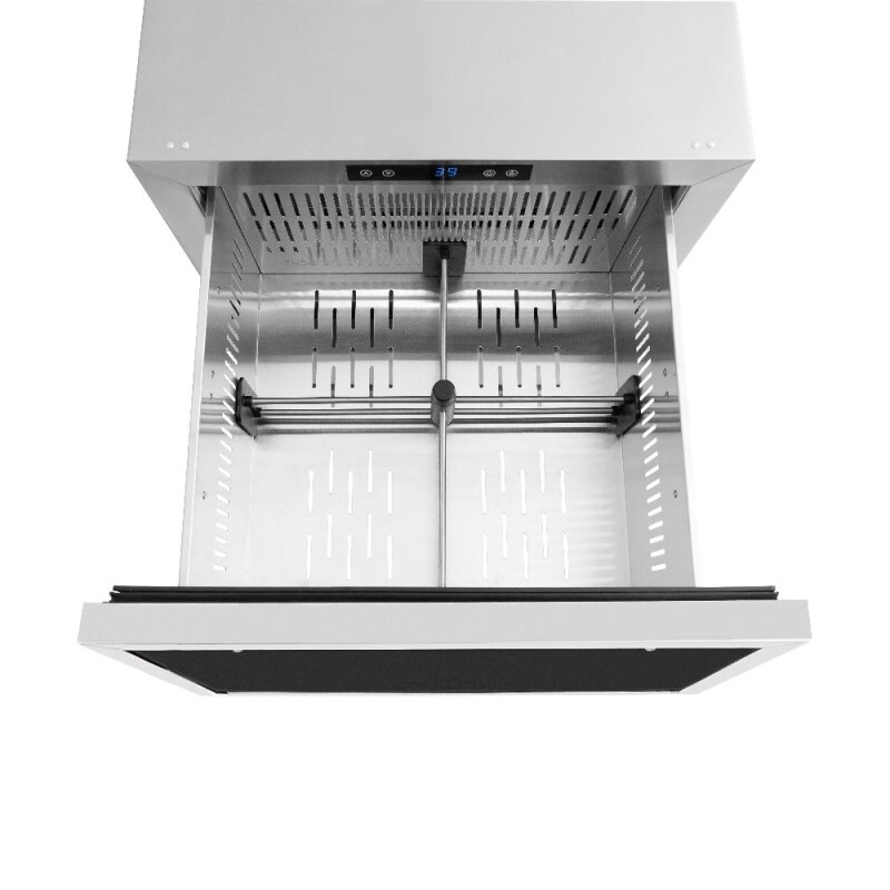 Autograph Edition 24 In. Touchstone 168 Can Outdoor-rated Dual Refrigerator Drawer With Panel-ready Doors And Matte Black Handles RDSPOZ24MB