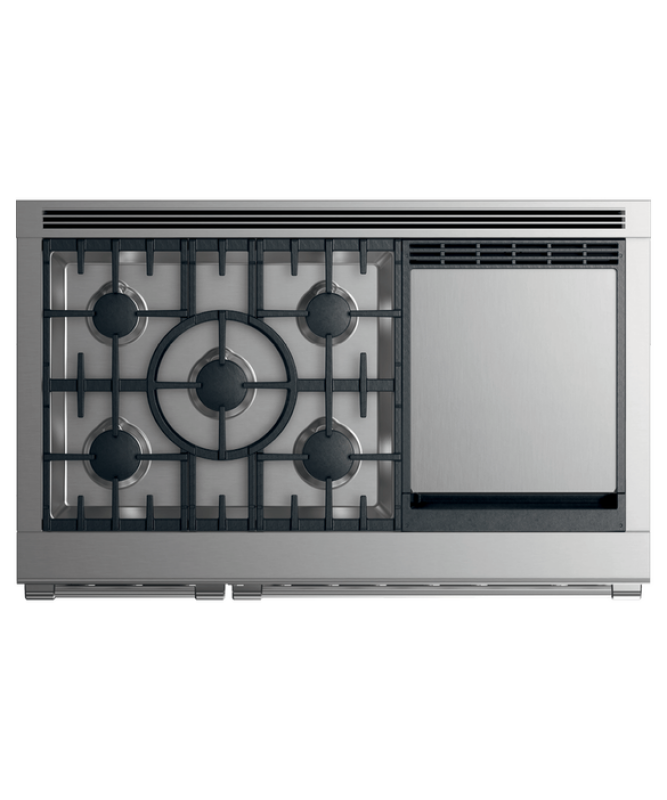 Dual Fuel Range, 48", 5 Burners with Griddle RDV2485GDNN