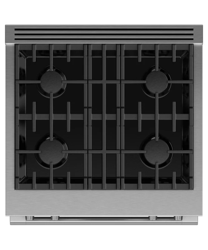 30" Series 9 Professional 4 Burner Dual Fuel Self-Cleaning Range, LPG RDV3304L