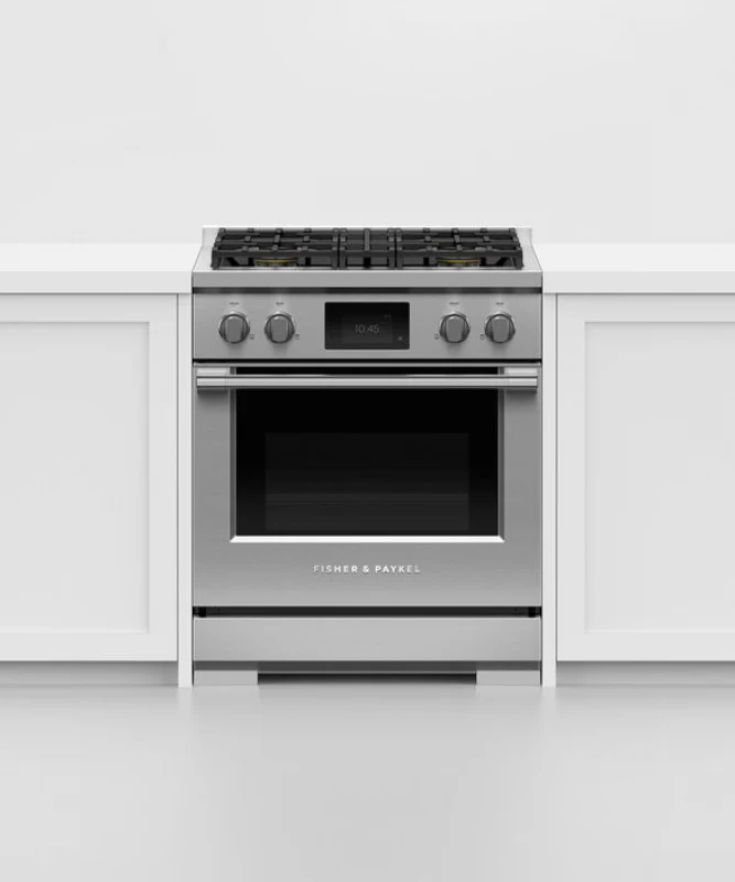 30" Series 9 Professional 4 Burner Dual Fuel Self-Cleaning Range, LPG RDV3304L