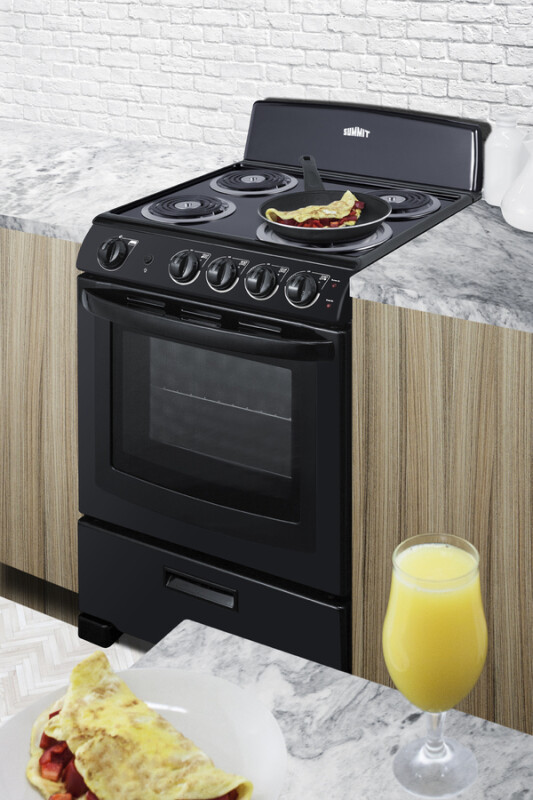 24" Wide Electric Coil Range view 7