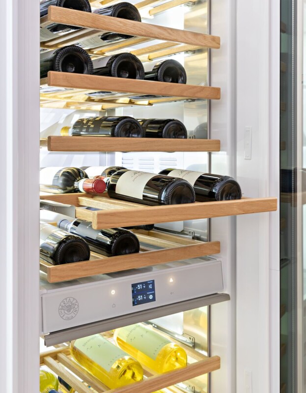 24" Built-in Wine Cellar column - Panel Ready - Left swing door  view 2