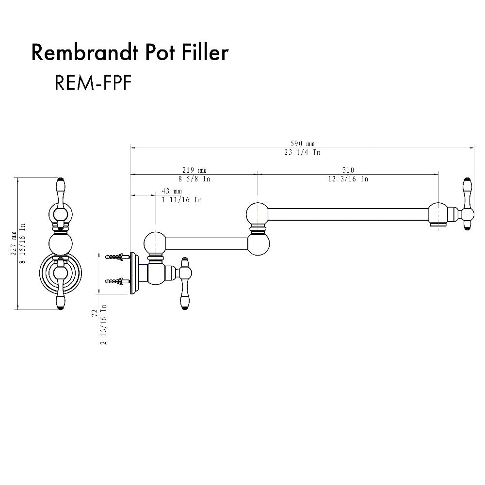 Autograph Edition Rembrandt Pot Filler In Champagne Bronze REMFPFCB