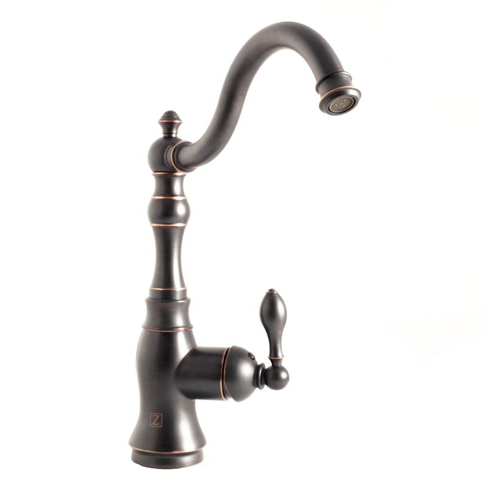 Rembrandt Single Handle Kitchen Faucet And Side Sprayer In Oil Rubbed Bronze REMKFORB