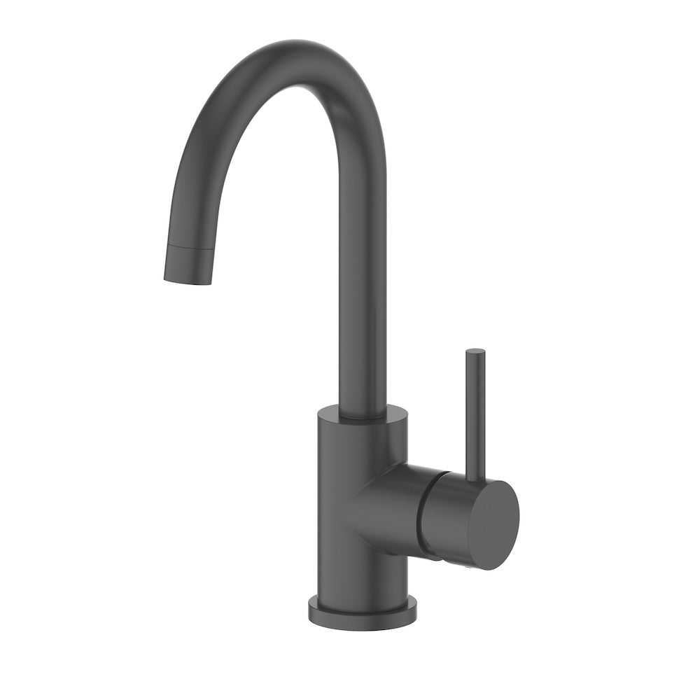 Autograph Edition Renoir Single Handle Kitchen Faucet In Matte Black RENKFMB
