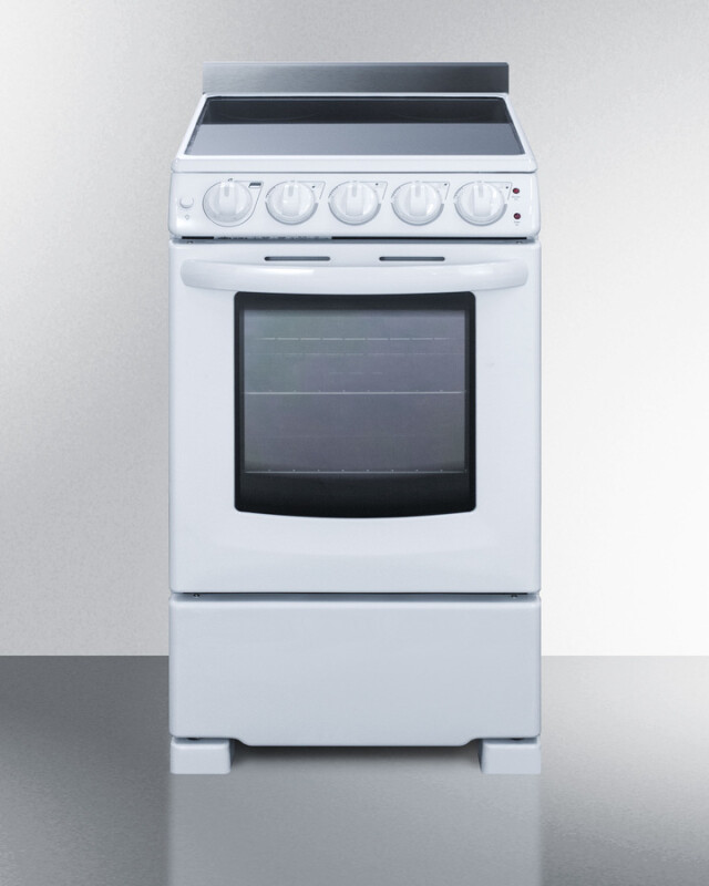 20" Wide Electric Smooth-Top Range view 8
