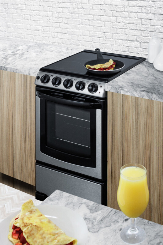 20" Wide Electric Smooth-Top Range view 4