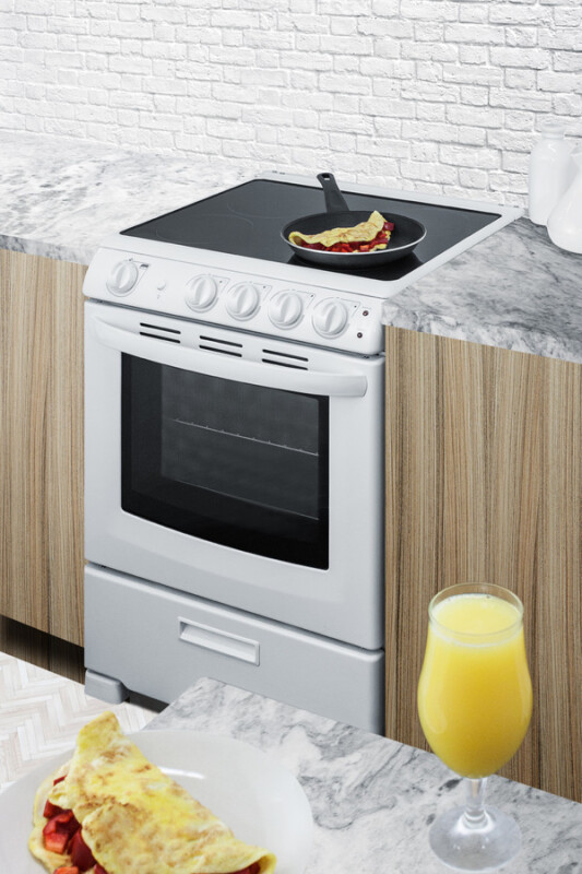 24" Wide Electric Smooth-Top Range view 5
