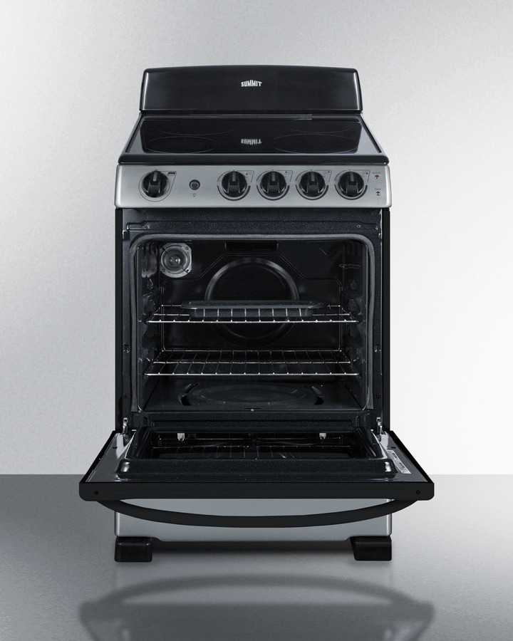 24" Wide Electric Smooth-Top Range REX2451SS