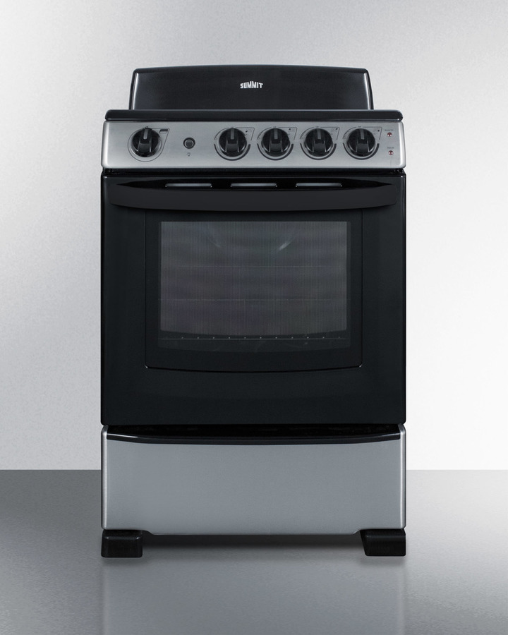 24" Wide Electric Smooth-Top Range REX2451SS