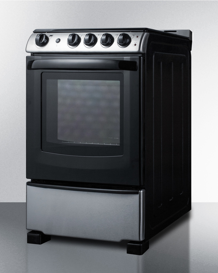 24" Wide Electric Smooth-Top Range REX2451SSRT3