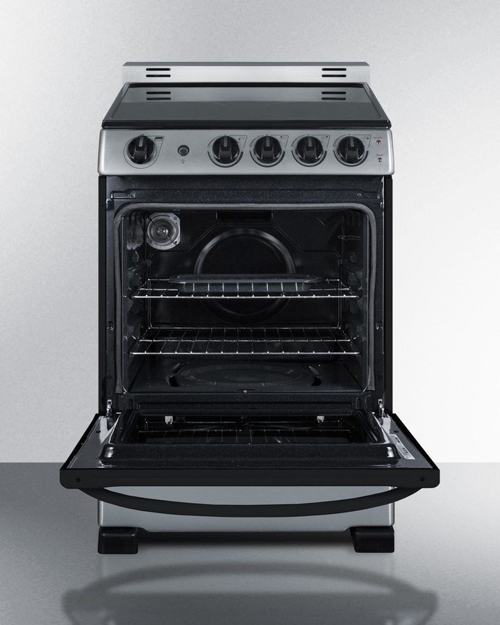 24" Wide Electric Smooth-Top Range REX2451SSRT3